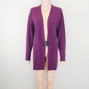 NEW Magaschoni New York 100% Cashmere long sleeve Cardigan